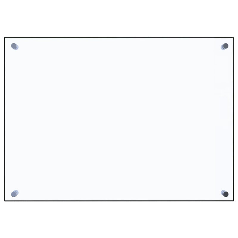 Hoy 50cm W x 70cm L Glass Peel and Stick Field Tile, Transparent