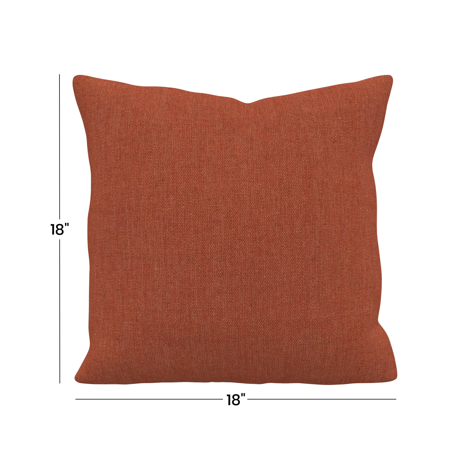 Sunbrella® Throw Pillow, Square 18", Sunbrella® Play Adobe