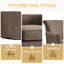 Fauteuil d'appoint pivotant en similicuir-275463902