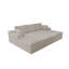 Siège de canapé modulaire 98,4 * 68,9 po, canapé rembourré et compressé pour le salon, la chambre à coucher, l’appartement, aucun assemblage requis, combinaison gratuite pour 4 PC, tissu en velours côtelé moelleux-1839774258