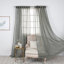 Paire de rideaux semi-transparents avec passe-tringle Rayna-73625231-73625234