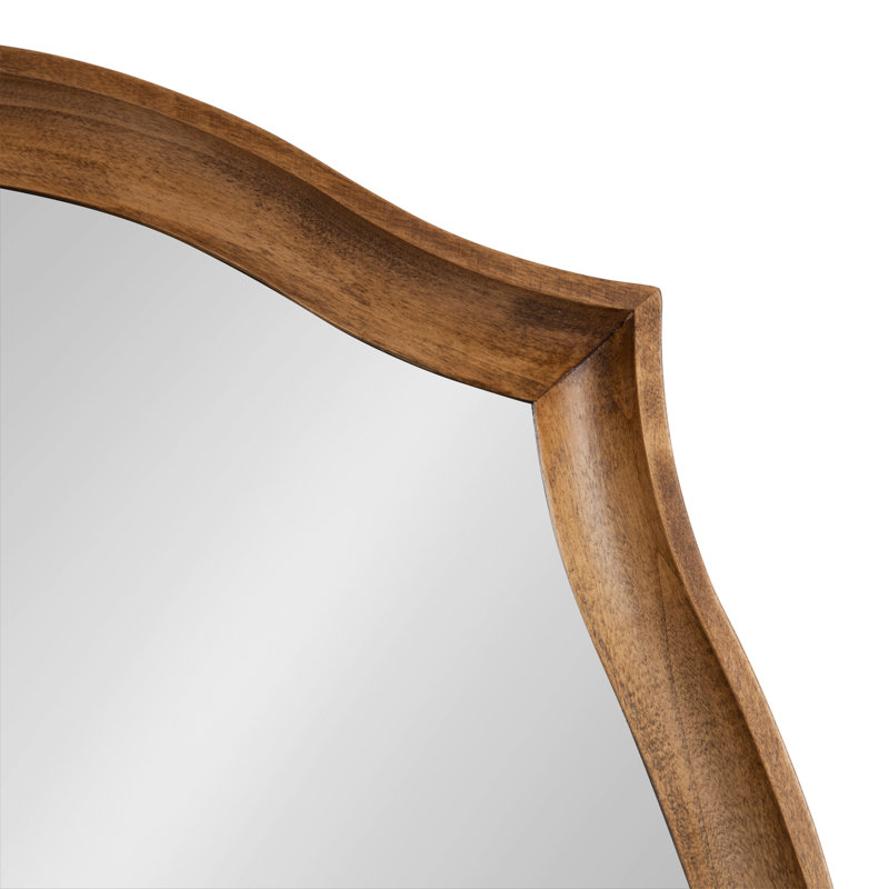 Miroir mural Bolme, Brun rustique