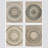 Muted Boho Abstract Geometric Bohemian Small Home Decor - Framed Poster Print 4 Pieces Wall Art Work-119018403-90605204