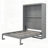 Space-Saving Murphy Bed Wall Bed with Integrated Shelves for Efficient Storage and Comfortable Sleeping