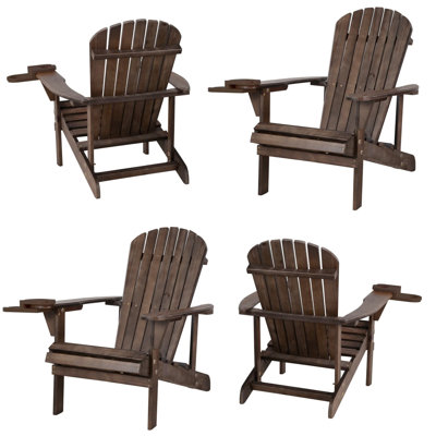 Chaise Adirondack en bois massif Colyn