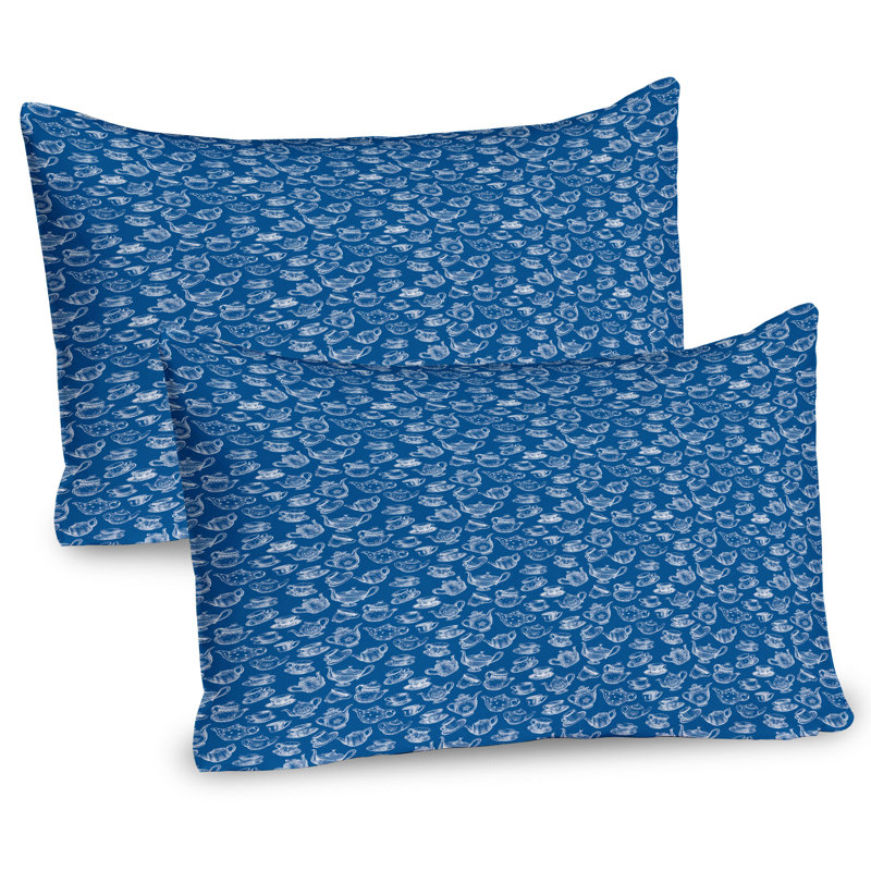 Ensemble de 2 taies décoratives pour théière Ambesonne, H 20 po x l 36 po