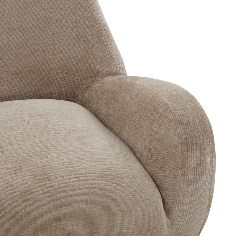 Randal Chenille Accent Chair, Beige