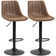 Kait Swivel Upholstered Adjustable Height Counter Stool with Metal Frame