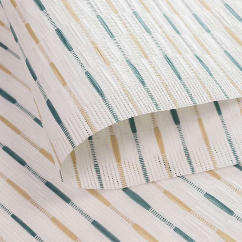 Sharmaine Traditionally-Woven Semi-Sheer White Vertical Blind