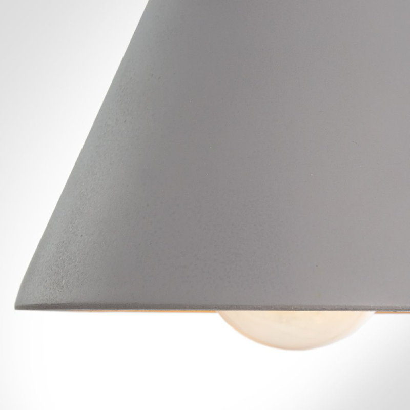 Sohn 1 - Light Cone Pendant, Grey, Black