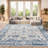 Huggard Area Rug In Blue/Beige-375862232