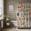 Rideau de douche Retro Petal - Premium-191792883