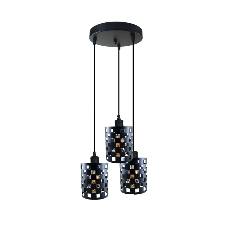 Jahkel 3 - Light Cluster Pendant, Black