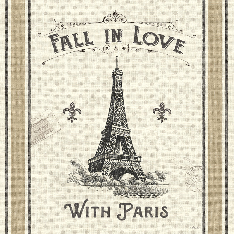 «Paris Farmhouse II» par Pela Studio Print, Non, H 12 po x l 12 po, Toile encadrée noire