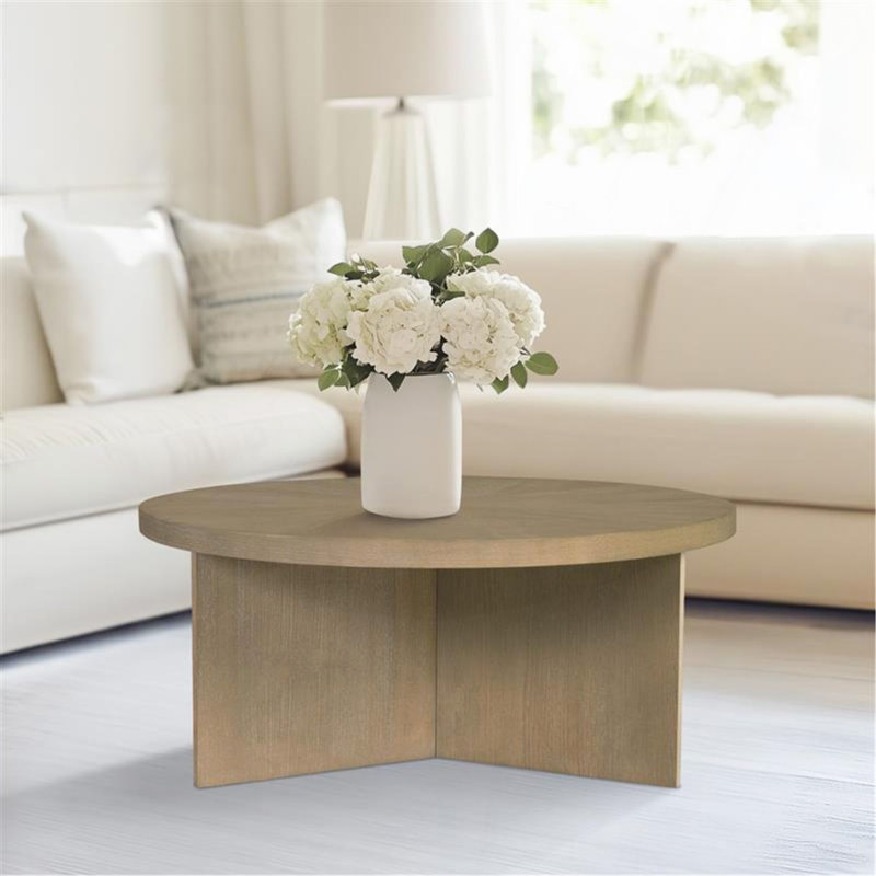 Table basse Sadie, Bois naturel