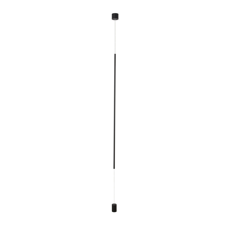 1 - Light LED Unique/Statement Pendant, Black