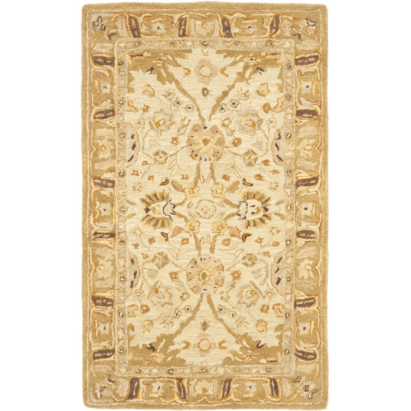 Tingley Hand Tufted Wool Pile Oriental Rug, Rectangle 3' x 5'