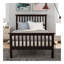Wood Platform Bed Twin Bed With Headboard And Footboard (Espresso)