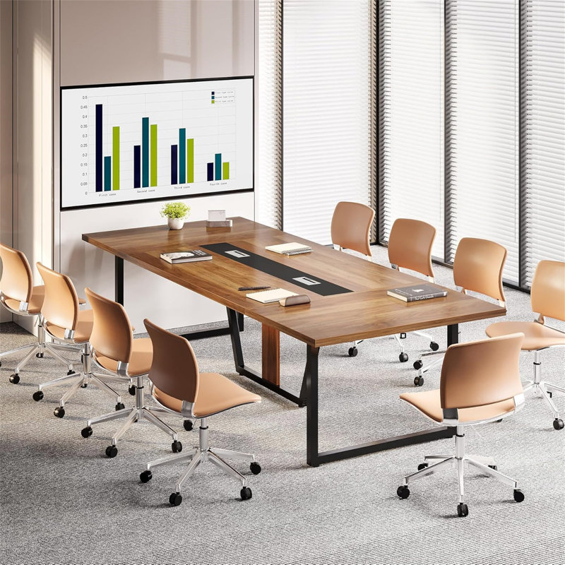 Grande table de conférence 94,5 po pour 8 à 10 personnes (sans la chaise)