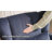 Corduroy Upholstered Armchair with Wingback Design-1605353788