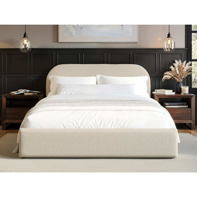 Alba Ottoman Bed Cream Boucle Double