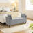 Shaneta 55.25" Upholstered Storage Bench with Arm-93364200
