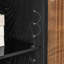 Meuble télé rétro en bois noir Soli-178810804