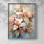 FLORAL Series DLxxix - reproduction encadrée de qualité supérieure - prête à être accrochée - aucun clou requis-1592203692-1592203686
