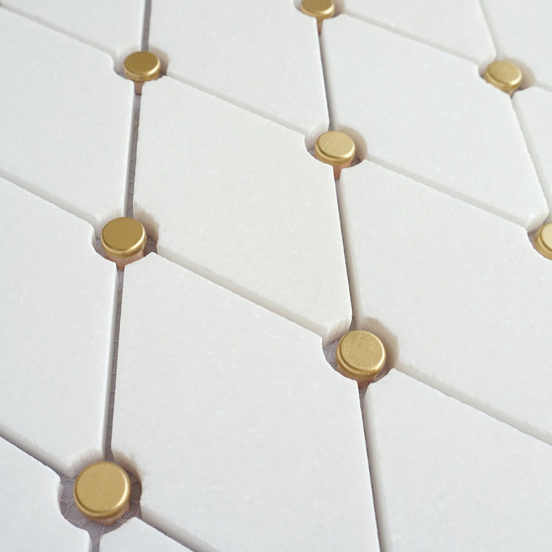 Polished Marble Hexagonal Mosaic Wall & Floor Tile
