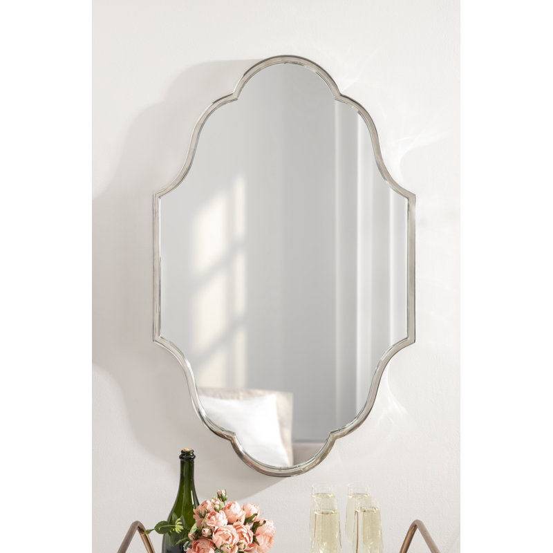 Miroir d'appoint Passabe Glam, 23 po x 37 po, Argent