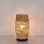 43cm Woven Table Lamp