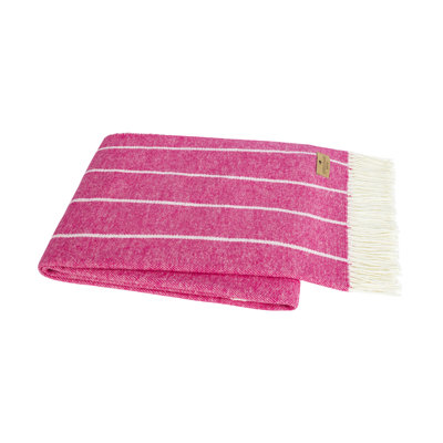 Crystal Blue Fiji Stripe Throw