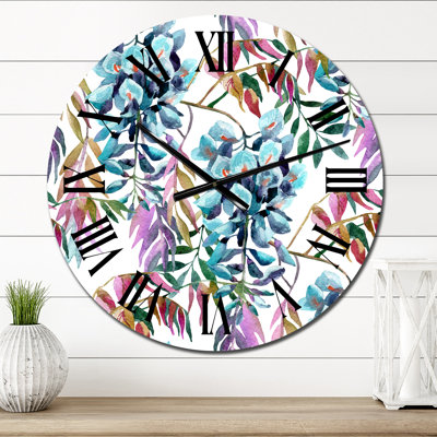 Horloge murale Wisteria