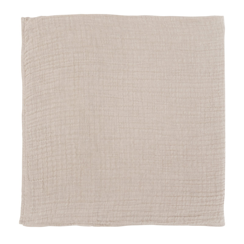 Housse de couette blanche Daila, Couette très grand, Brun