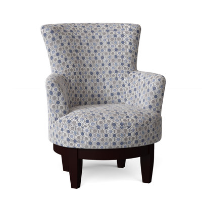 Justine Upholstered Swivel Armchair
