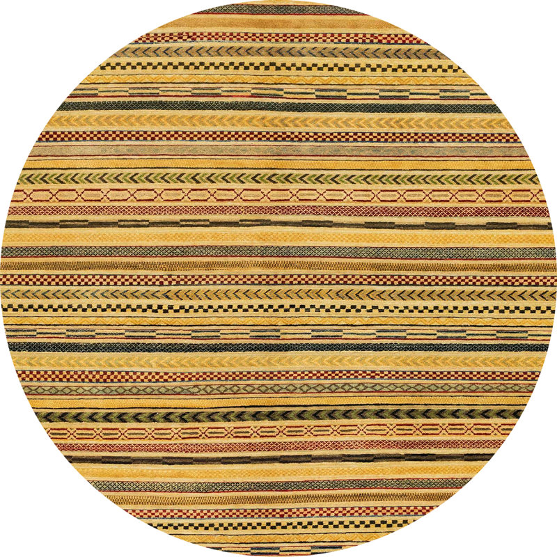 Tapis abstrait moderne 2206, Rond 8 pi