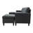 Linen Upholstered Modular Sectional With 2 Ottomans-1764390001