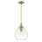 Armijo 1-Light Teardrop Pendant-833391550