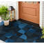 Non-Slip Geometric Outdoor Doormat