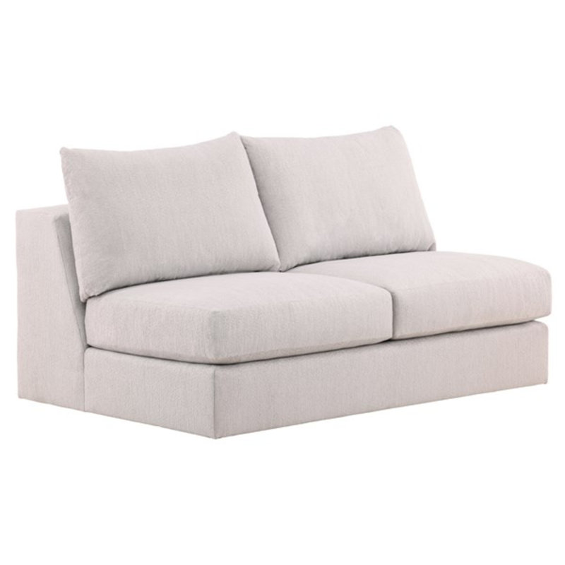 Lucy Stocked Armless Loveseat