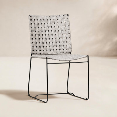 Albane Premium All-Weather Wicker Outdoor Dining Side Chair