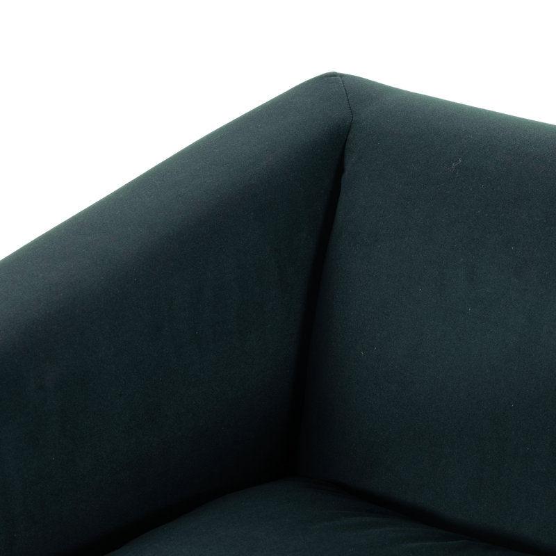 Cairo Chair-Harrison Black, Modern Velvet Smoke
