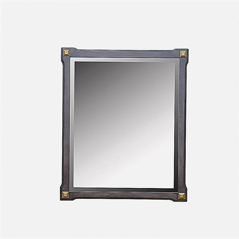 Miroir de surface laqué tabac House House, Brun