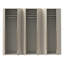 Temar 6 Door Manufactured Wood Wardrobe