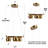 Bhagwan 3 - Light Shaded LED Chandelier