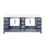 Meuble-lavabo double 84 po X P 22 po D Céramique avec tiroir, porte, meuble-lavabo