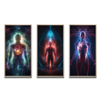 " Etheral Body Glowing Light Awakening I " 3 - Pieces