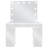 Regina Makeup Vanity Table Set With Lighting White