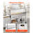 5 Pans + 2 Pots Commercial Food Warmer Steam Table with Undershelf Shield