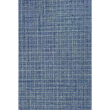 Bryn Hand Tufted Wool Abstract/Houndstooth Area Rug in Indigo/White